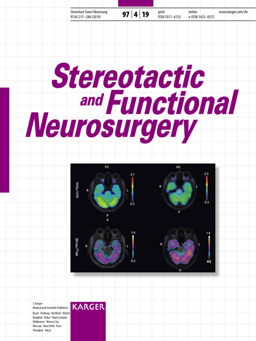 Stereotactic and Functional Neurosurgery Cover Image for Volume 97, Issue 4