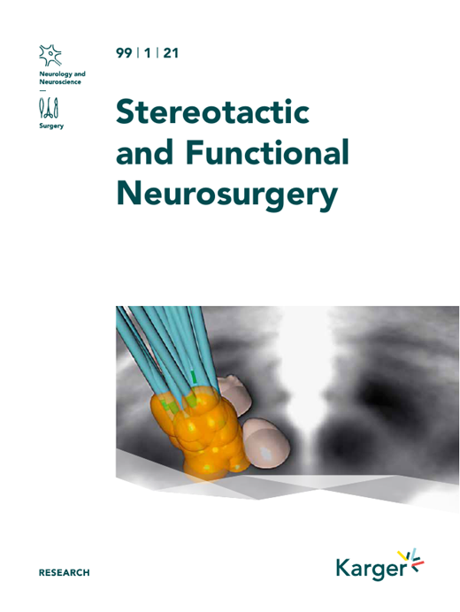 Stereotactic and Functional Neurosurgery Cover Image for Volume 99, Issue 1