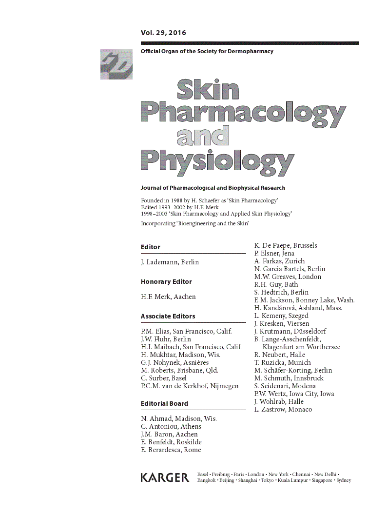 First page of Contents Vol. 29, 2016