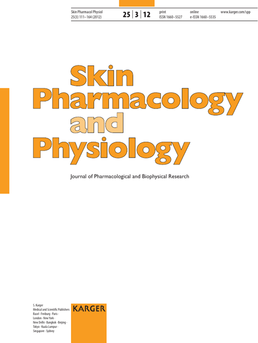 Skin Pharmacology and Physiology Cover Image for Volume 25, Issue 3
