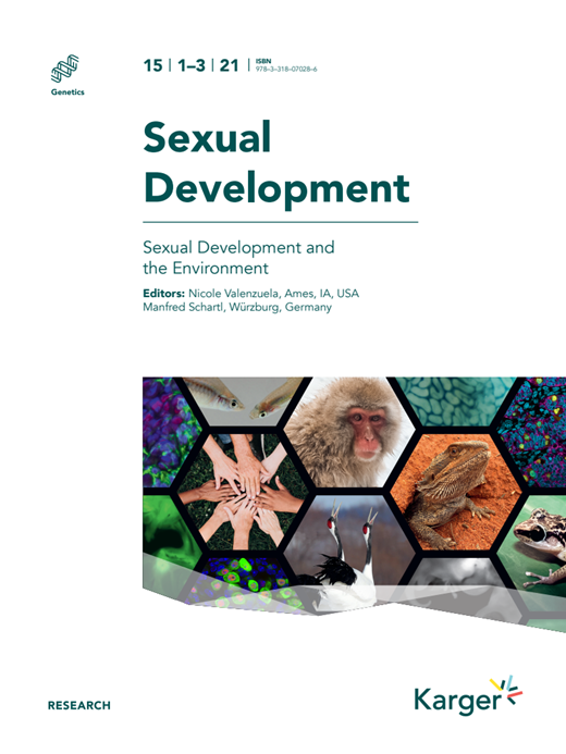 Sexual Development Cover Image for Volume 15, Issue 1-3
