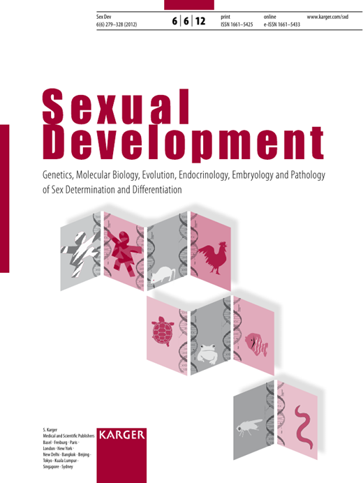 Sexual Development Cover Image for Volume 6, Issue 6