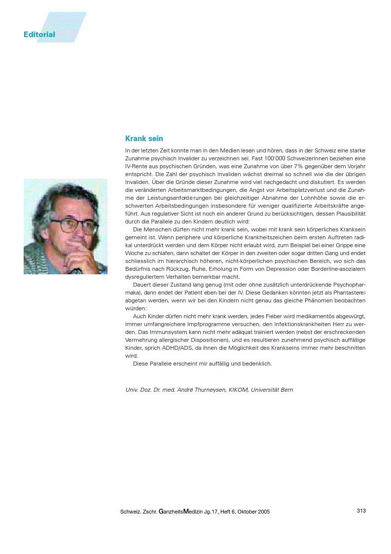 First page of Krank sein