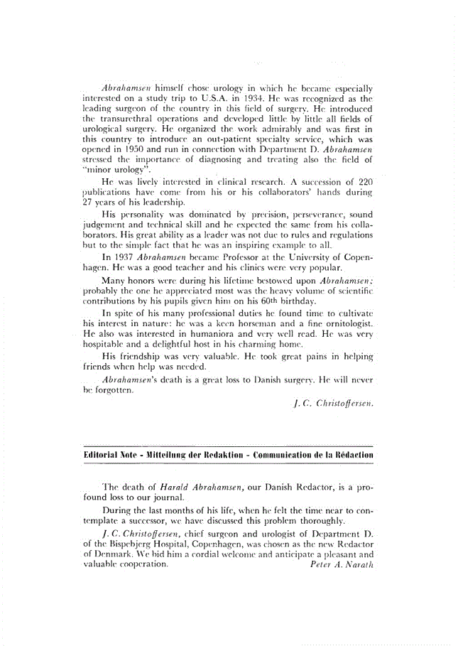 First page of Editorial Note