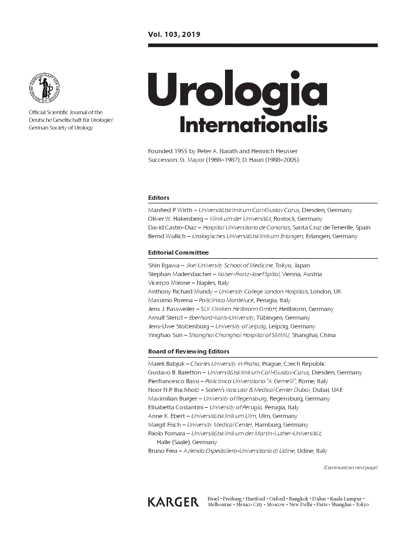 First page of Contents Vol. 103, 2019