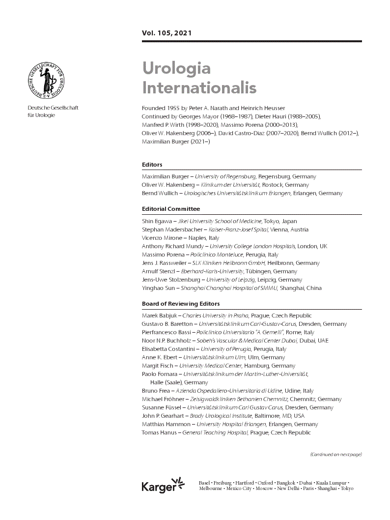 First page of Contents Vol. 105, 2021