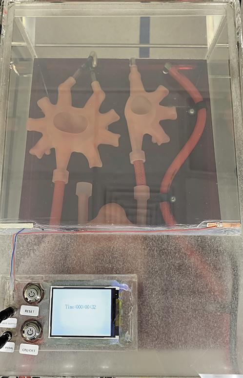 Model with opaque acrylic cover toggled off.