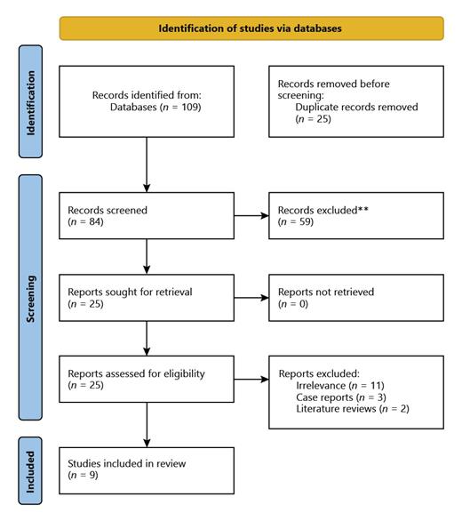 Fig. 1. PRISMA 2020 flow diagram for identification of studies via databases. PRISMA, Preferred Reporting Items for Systematic Reviews and Meta-Analysis.