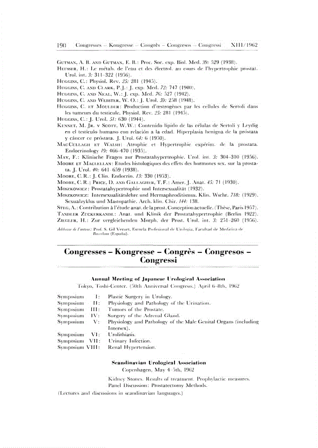 First page of Kongresses