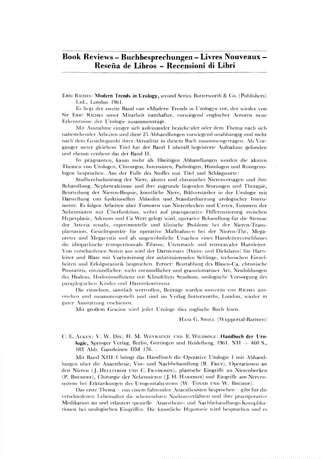 First page of Book Reviews