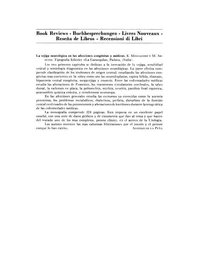 First page of Book Reviews