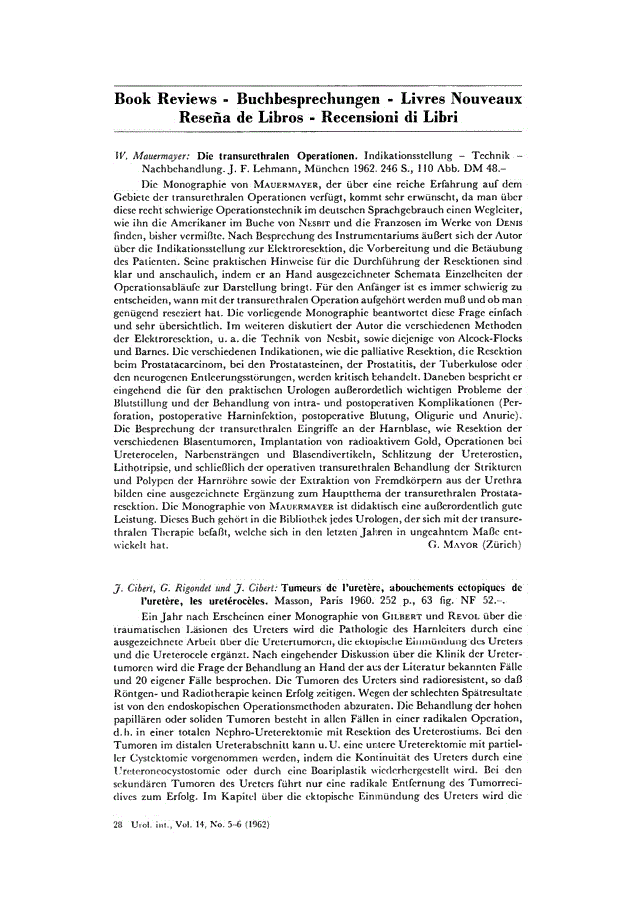 First page of Book Reviews