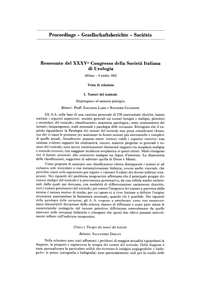 First page of Proceedings