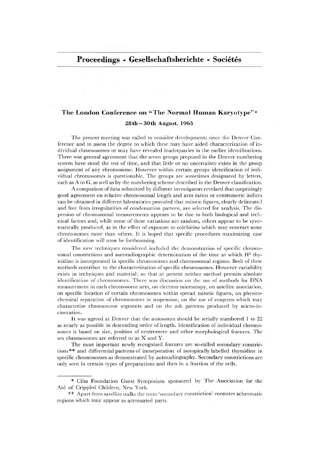 First page of Proceedings