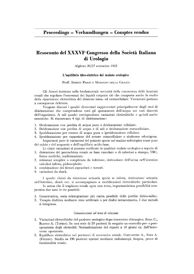 First page of Proceedings