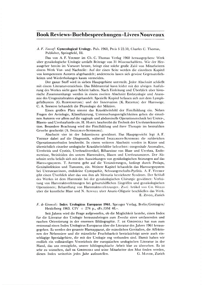 First page of Book Reviews