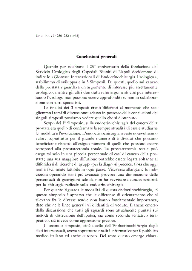 First page of Conclusioni generali