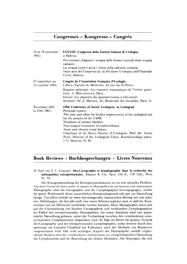 First page of Book Reviews