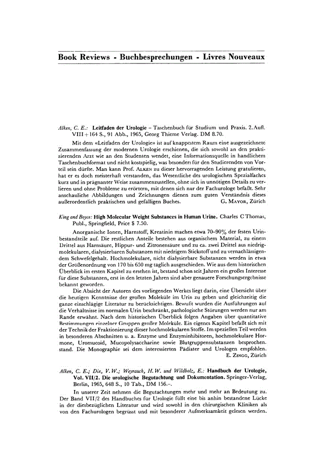 First page of Book Reviews