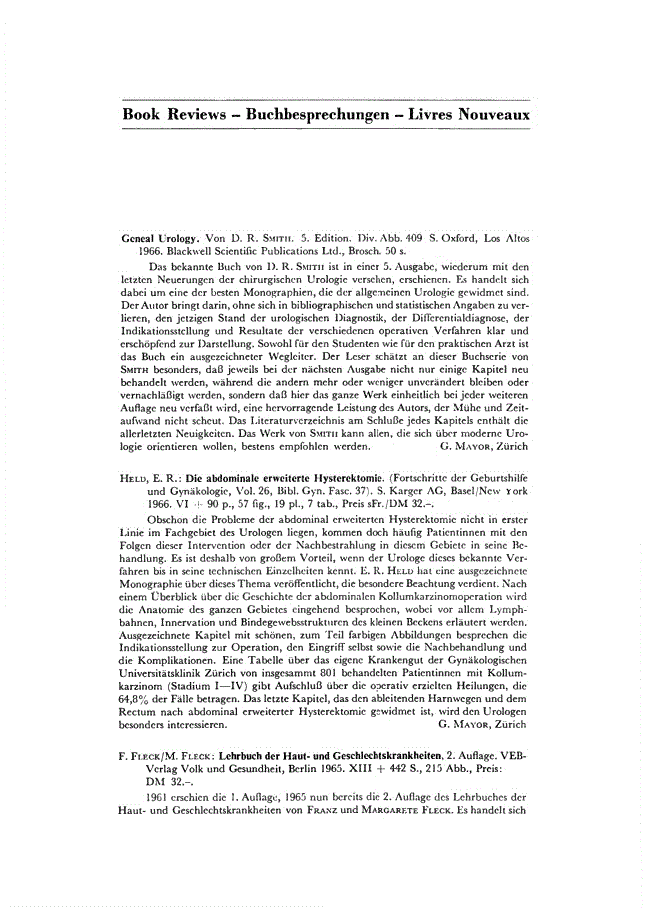 First page of Book Reviews