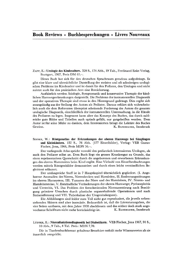 First page of Book Reviews