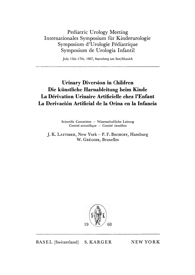 First page of Contents, Vol. 23, 1968