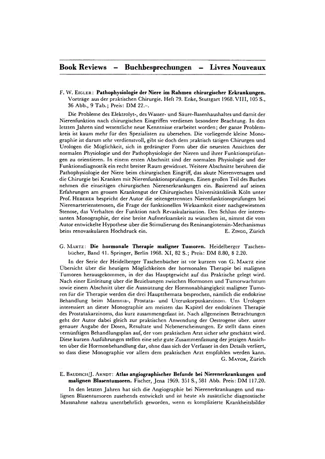 First page of Book Reviews