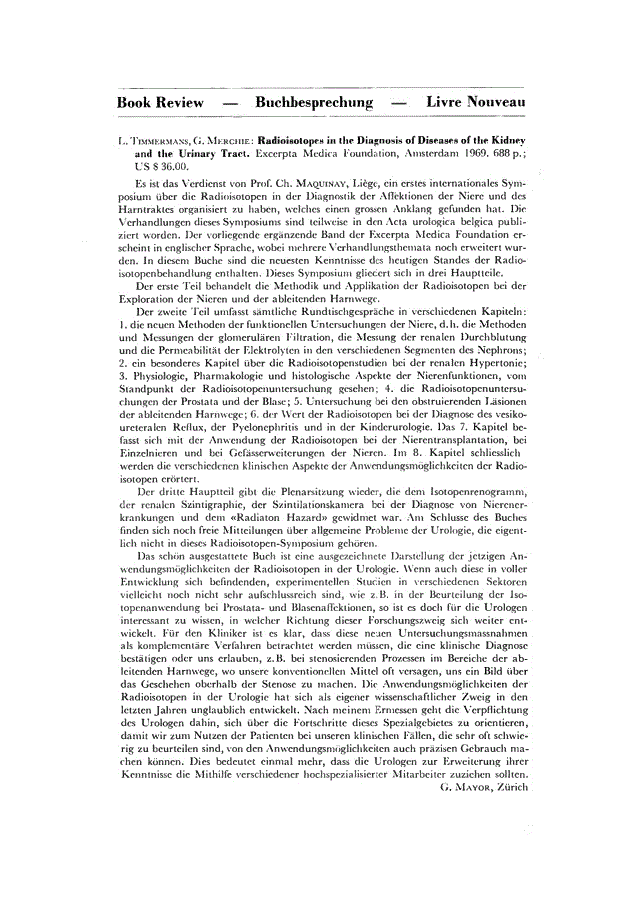 First page of Book Review