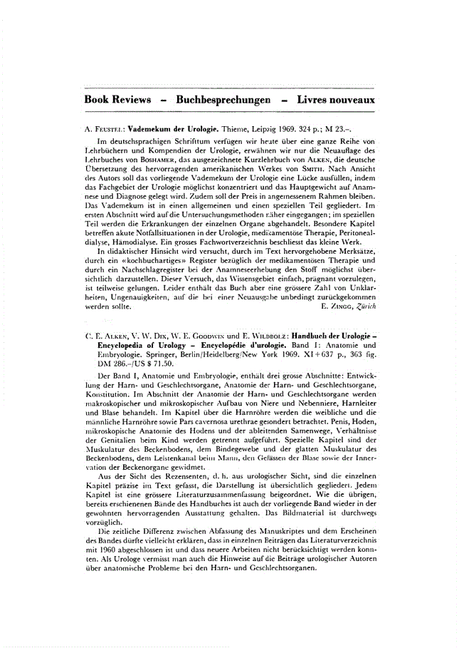 First page of Book Reviews
