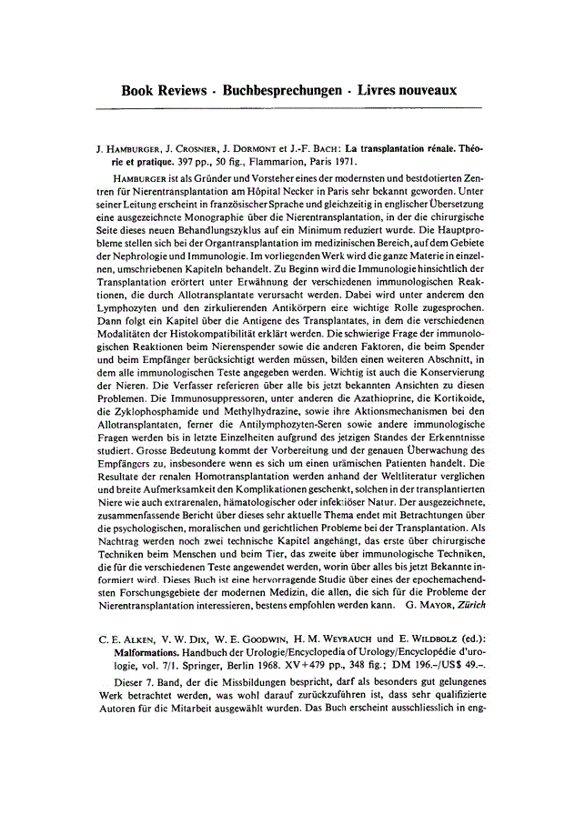 First page of Book Reviews