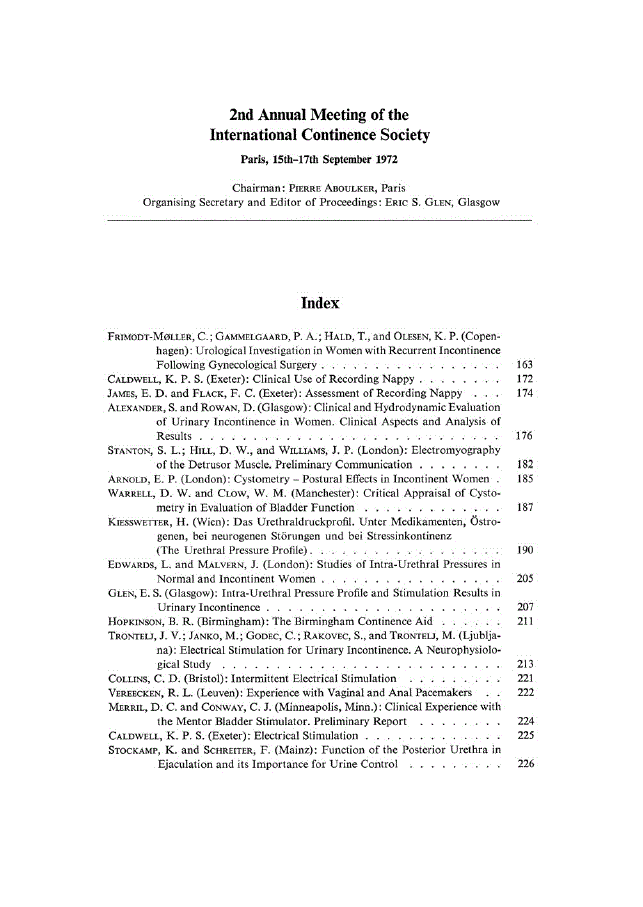 First page of Contents, Vol. 29, No. 3, 1974