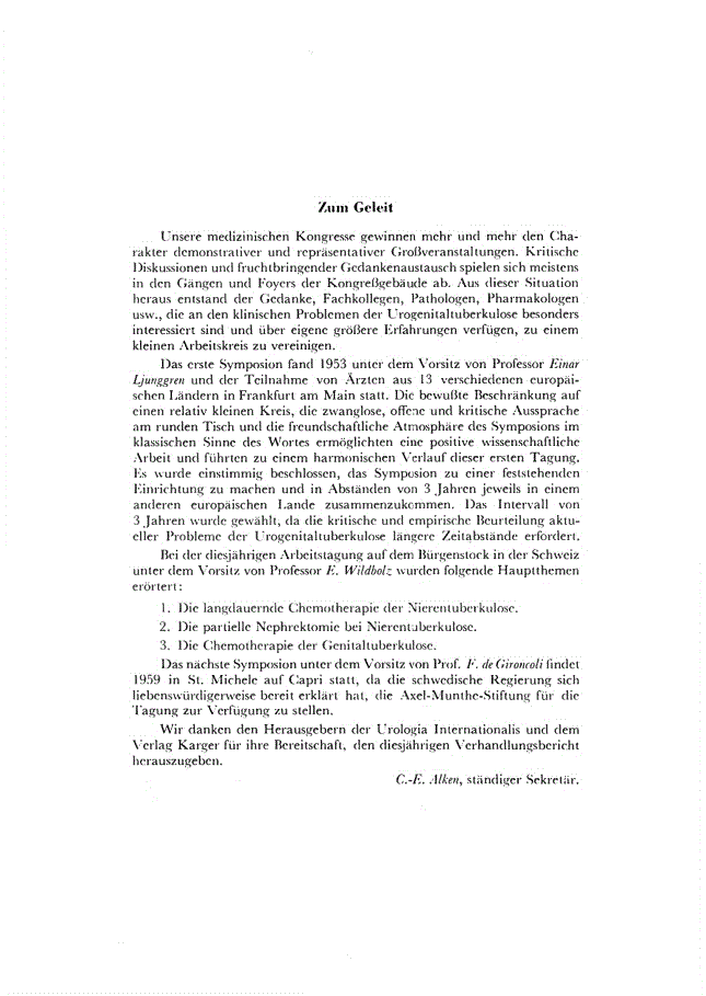 First page of Zum Geleit