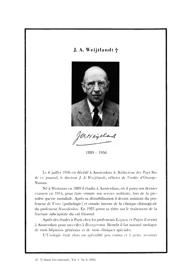 First page of J.A. Weijtlandt †