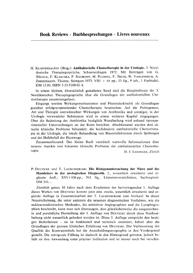 First page of Book Reviews