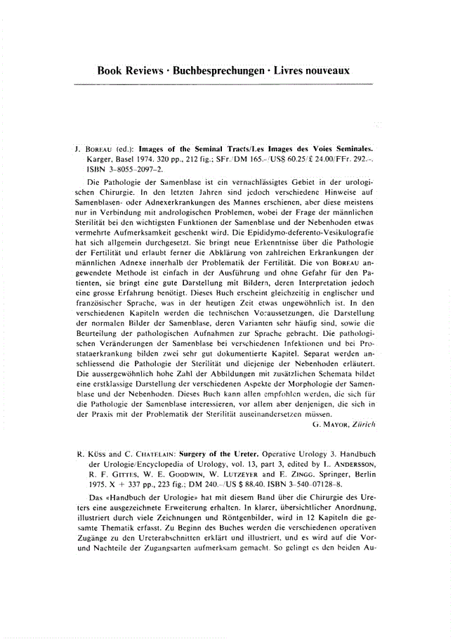 First page of Book Reviews