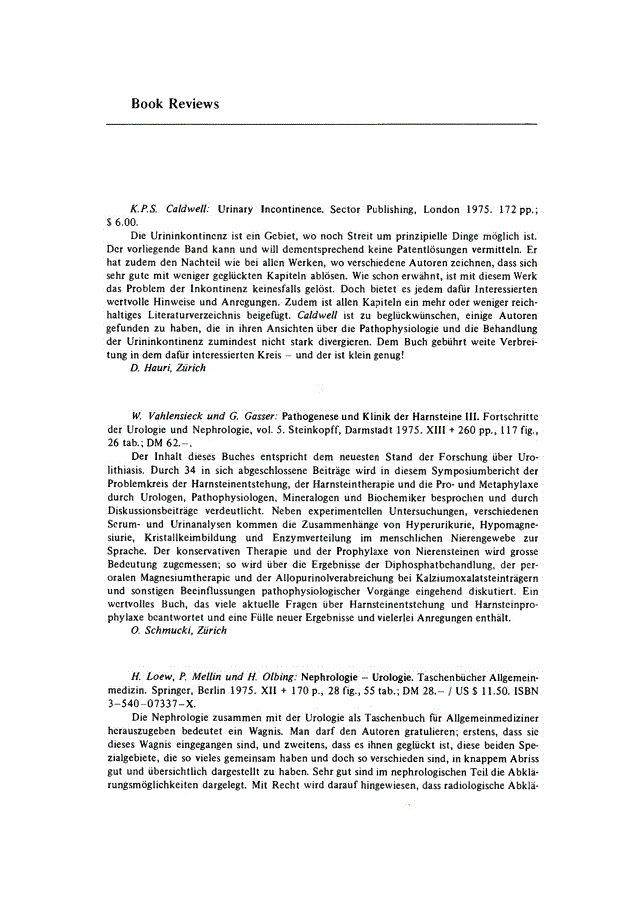 First page of Book Reviews