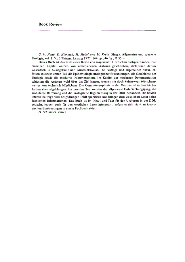 First page of Book Review