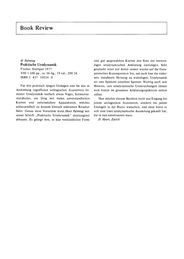 First page of Book Review