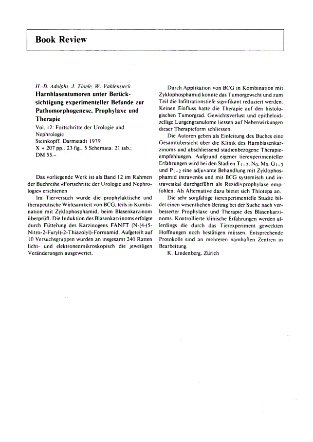 First page of Book Review