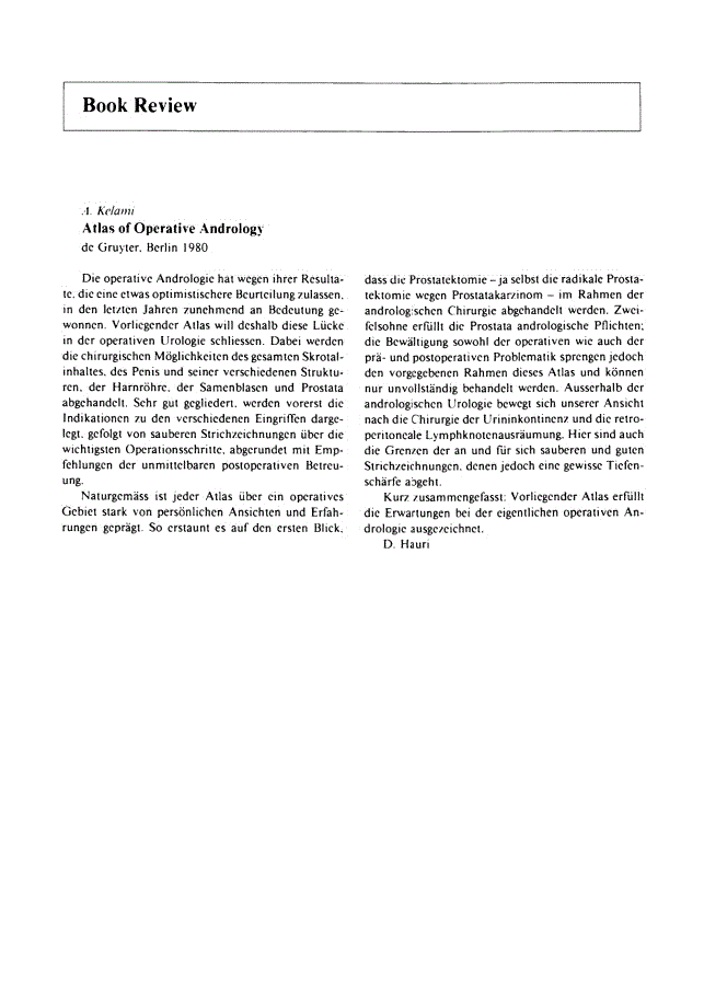 First page of Book Review