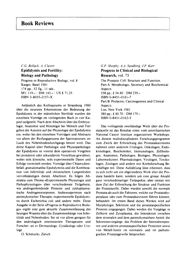 First page of Book Reviews