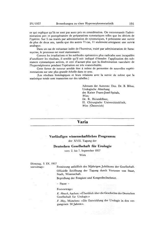 First page of Varia