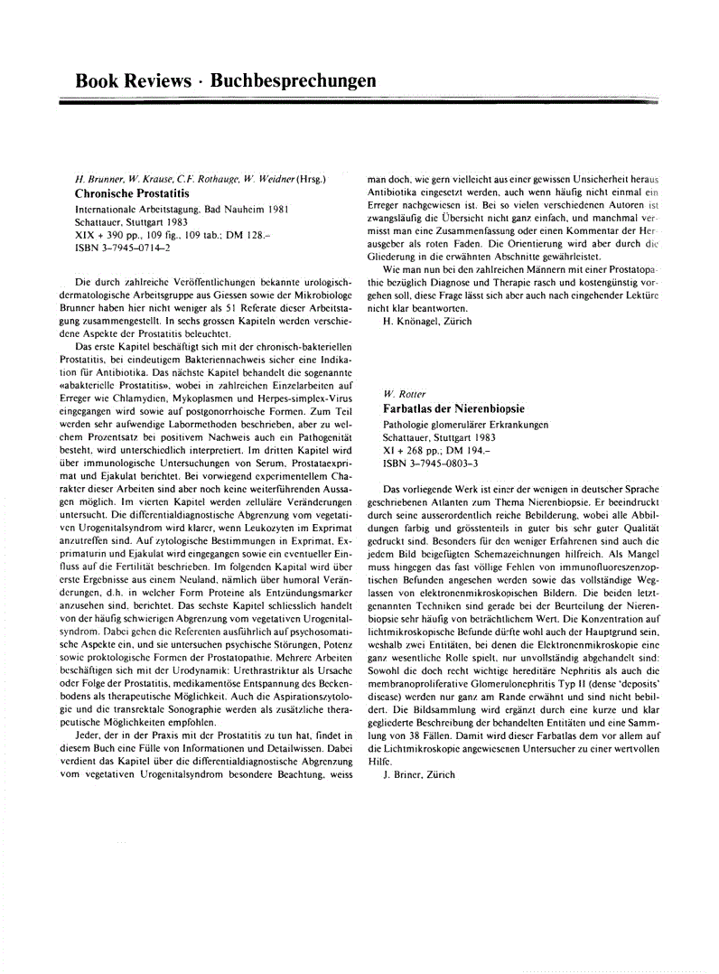 First page of Book Reviews