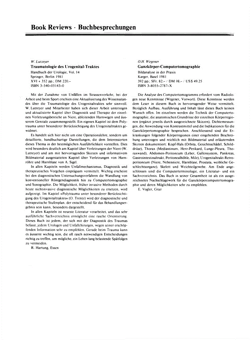 First page of Book Reviews