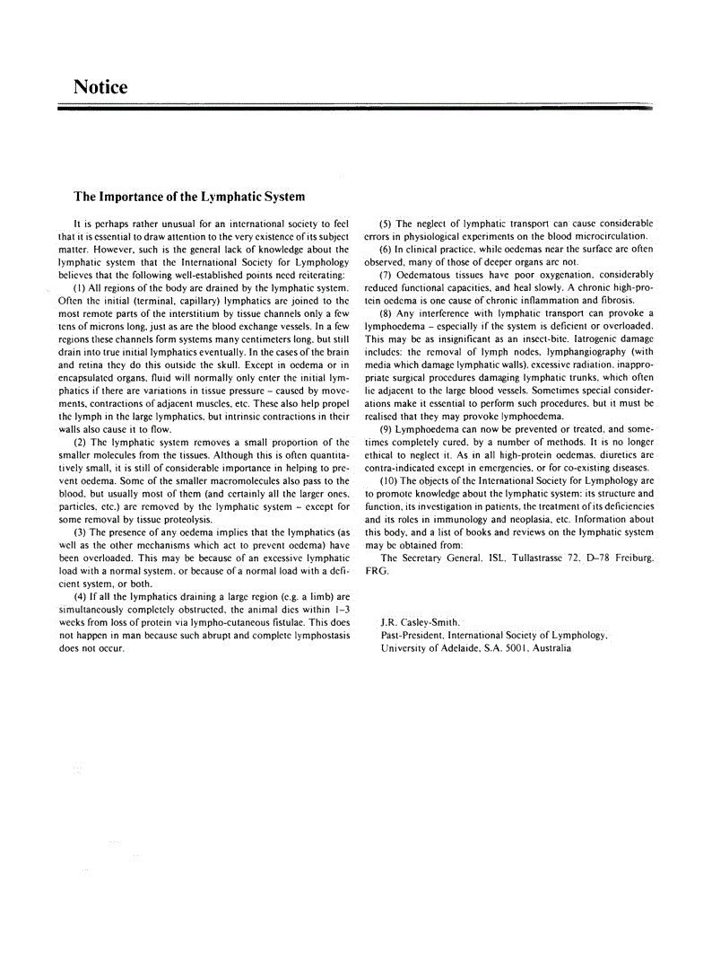 First page of Notice