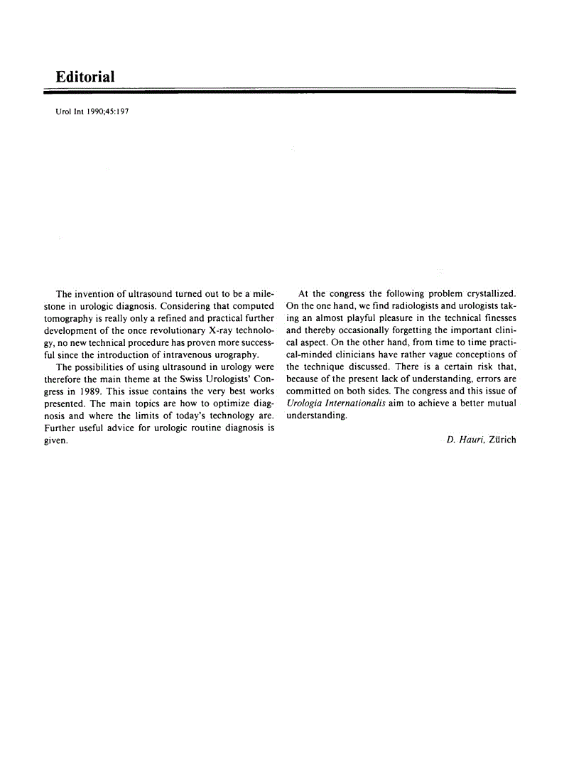 First page of Editorial