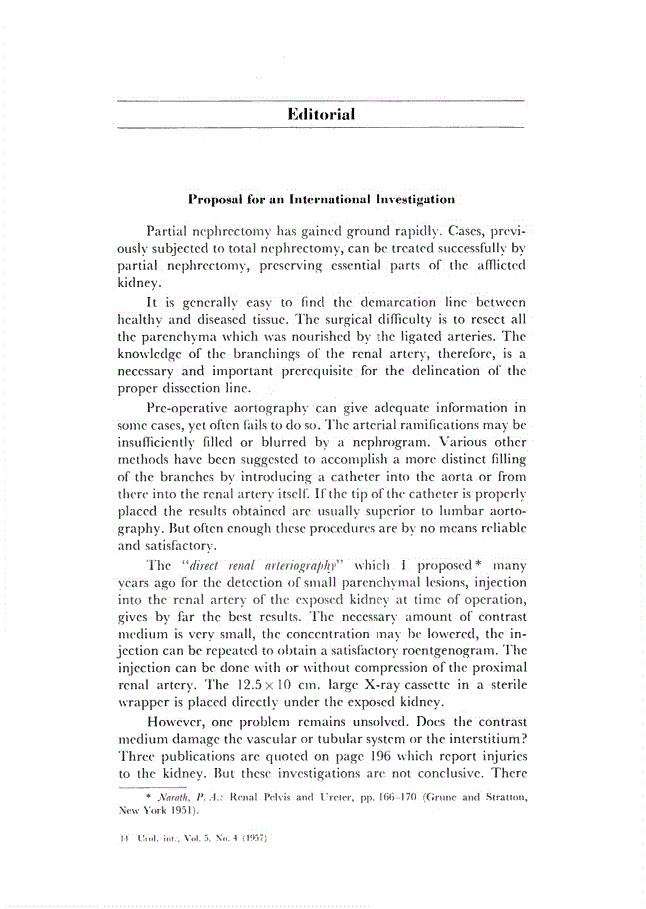 First page of Editorial