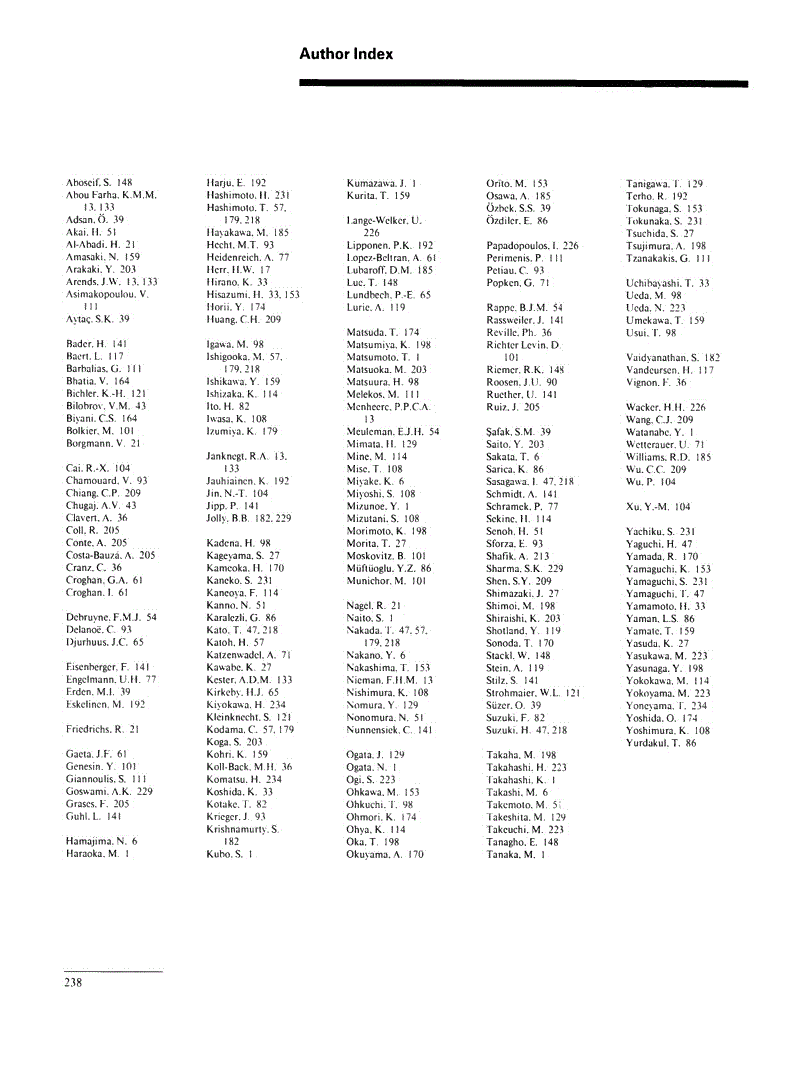 First page of Author Index