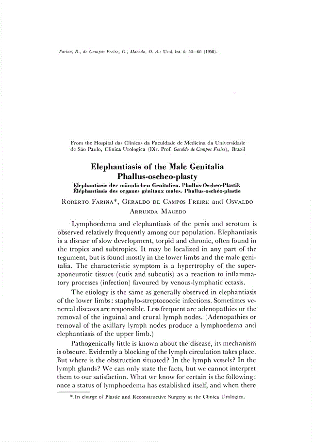 First page of Elephantiasis of the Male Genitalia Phallus-oscheo-plasty