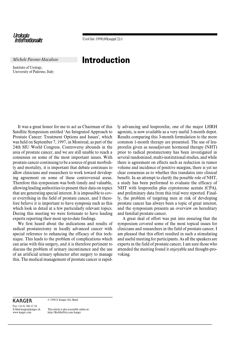 First page of Introduction